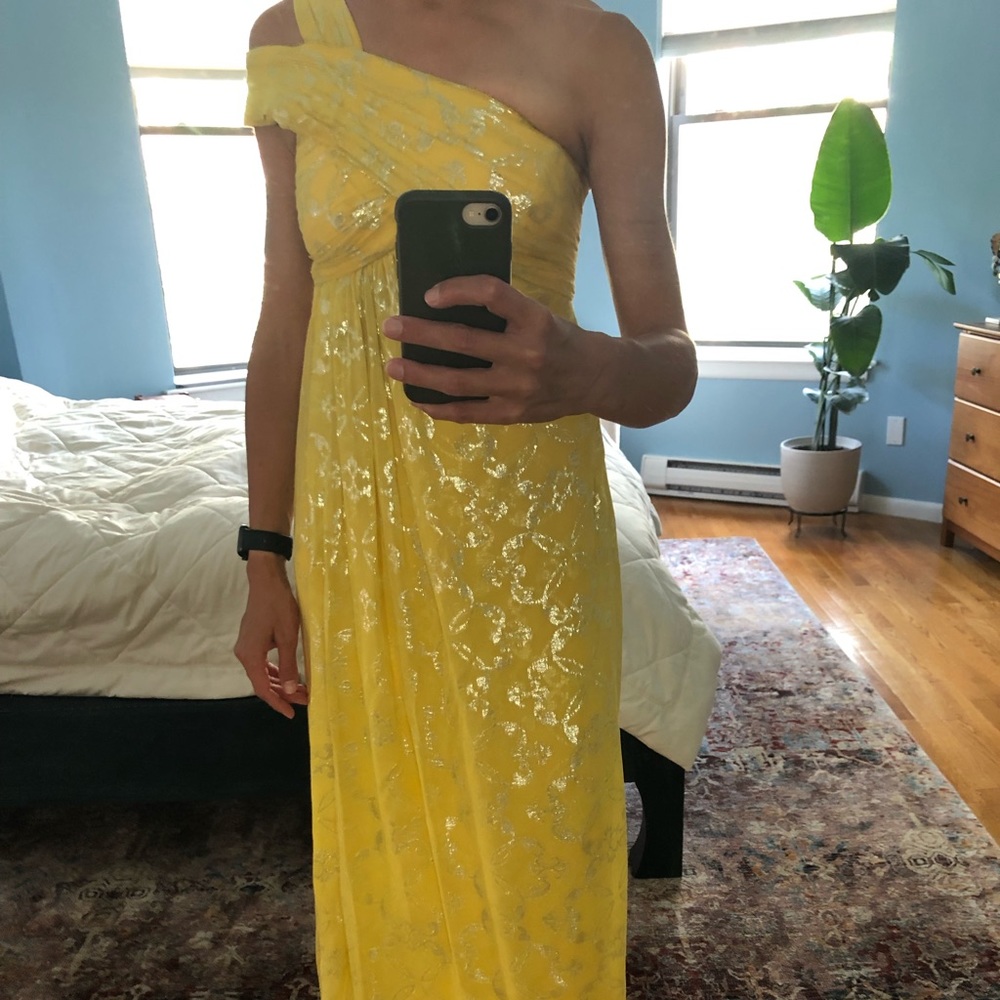 Stunning lurex gown
